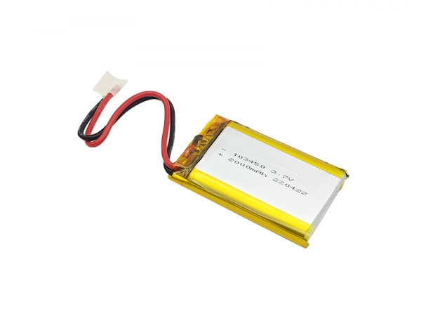  3.7V 2000mAh 103450 低温锂电池-20AWG