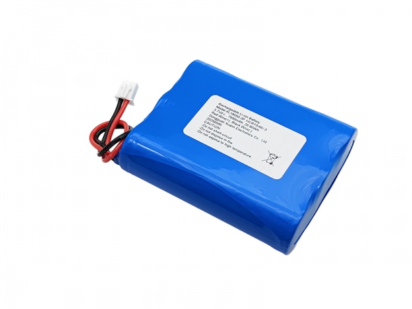 3.7V 7800mAh 18650圆柱锂电池 | 1S3P锂电池-插头2.54